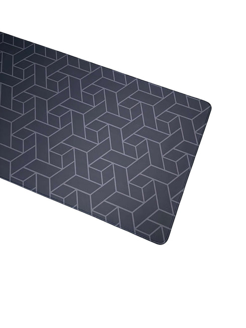 Hexagon stijl muismat – extra groot en duurzaam met rubberen antislipbasis